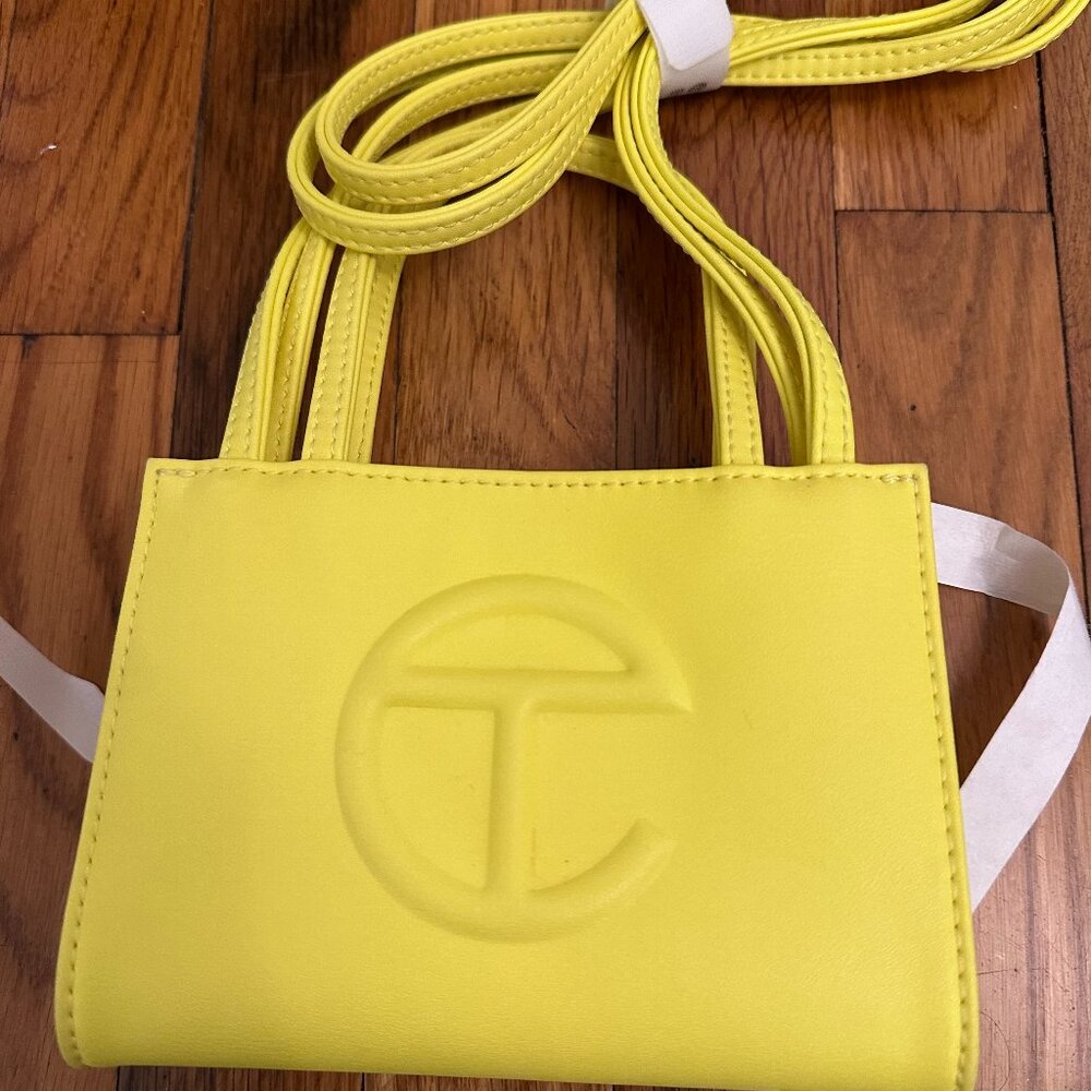 Telfar - Small Highlighter Yellow Shopping Bag